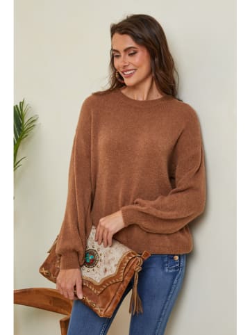 Joséfine Pullover "Letenye" in Hellbraun
