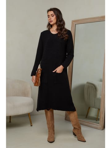 Joséfine Sukienka dzianinowa "Mahony" w kolorze czarnym