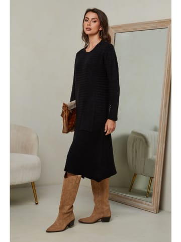 Joséfine Gebreide jurk "Mahony" zwart