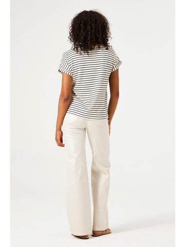 Garcia Spijkerbroek - flared fit - crème