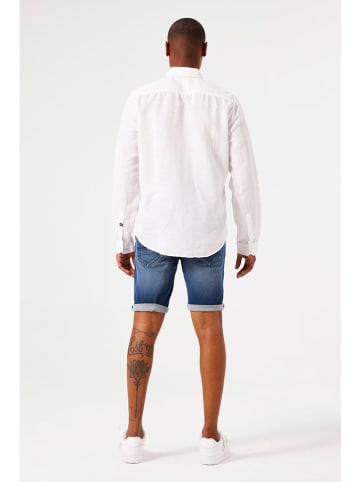 Garcia Bermudy dżinsowe w kolorze granatowym