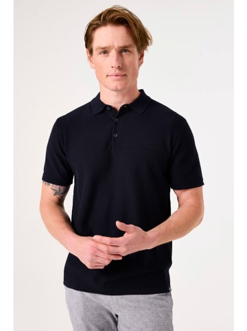 Garcia Koszulka polo w kolorze czarnym