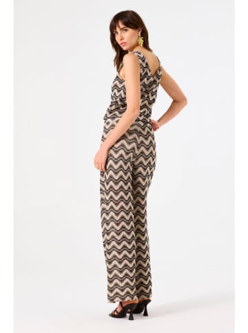 Garcia Top w kolorze ciemnobrązowo-beżowym