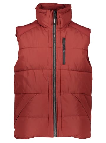 Garcia Doorgestikte bodywarmer rood