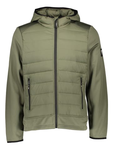 Garcia Doorgestikte jas kaki