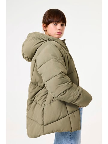 Garcia Steppmantel in Khaki