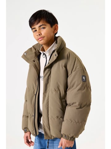 Garcia Doorgestikte jas lichtbruin