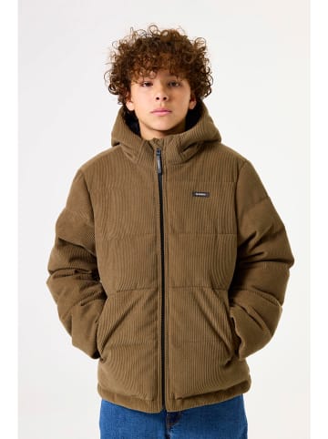 Garcia Doorgestikte jas lichtbruin