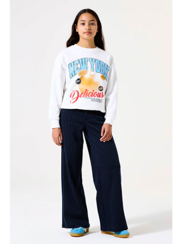 Garcia Broek donkerblauw/wit