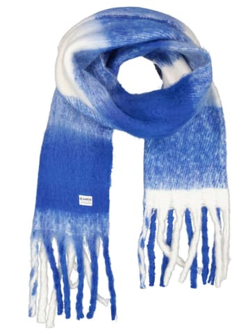 Garcia Schal in Weiß/ Blau