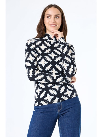 Garcia Longsleeve zwart/crème