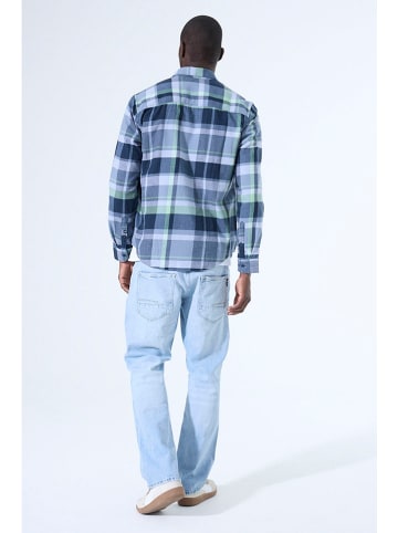 Garcia Hemd in Blau/ Mint