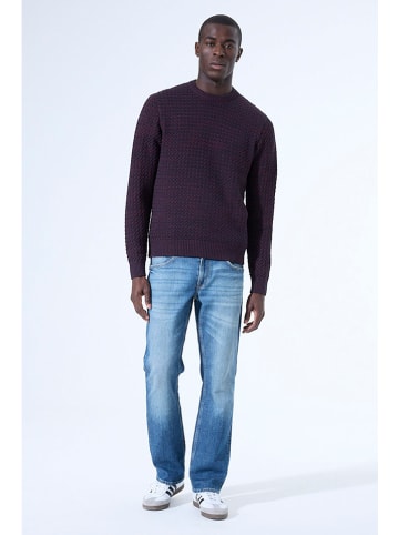 Garcia Sweter w kolorze granatowo-bordowym