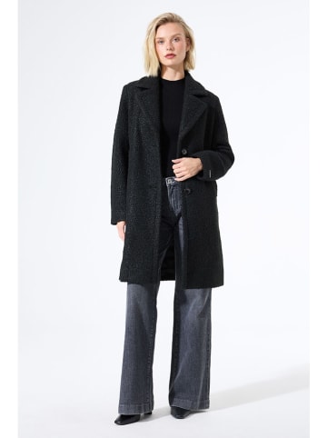 Garcia Płaszcz przejściowy w kolorze czarnym