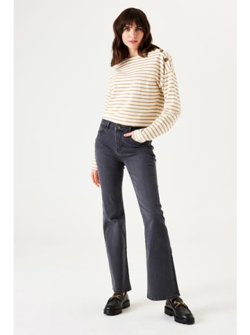 Garcia Pullover in Weiß/ Beige