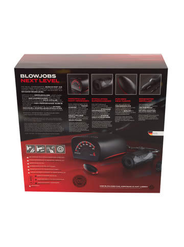 Orion Masturbator "Suck-O-Mat 2.0" w kolorze czarnym - dł. 26,3 cm