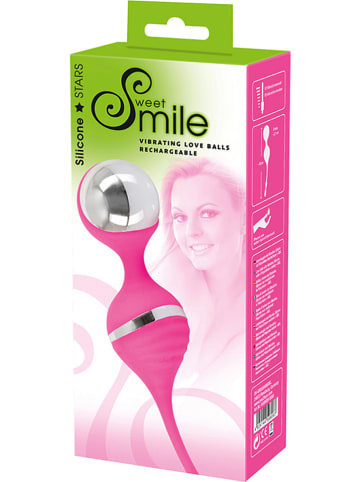 Orion Vibrerende lovebeads "Sweet Smile" roze - (L)18 cm