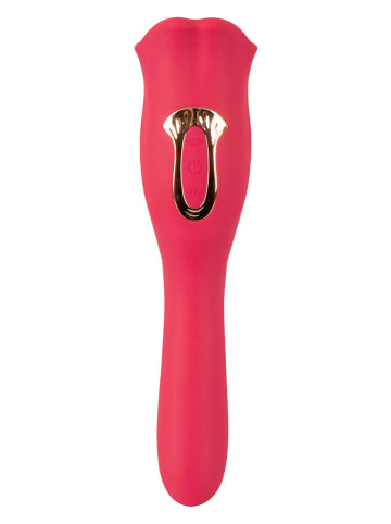 Orion Vibrator "Moving Lip" in Rot - (L)22,2 cm