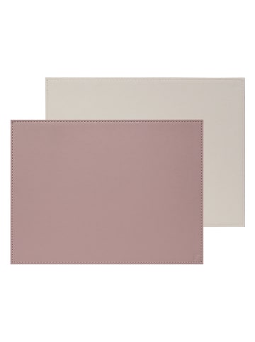 FREEFORM Placemats oudroze/crème - (L)40 x (B)30 cm