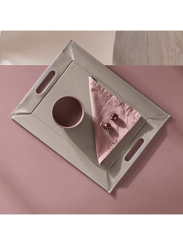 FREEFORM Omkeerbaar dienblad crème/taupe - (L)45 x (B)35 cm