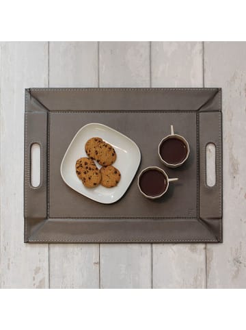 FREEFORM Omkeerbaar dienblad grijs/crème - (L)45 x (B)35 cm