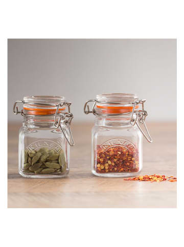 Kilner 6-delige set: kruidenpotjes transparant - 6x 70 ml