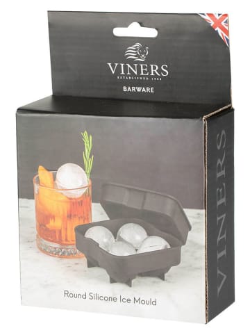 VINERS Forma w kolorze czarnym do kostek lodu - 12 x 5 cm