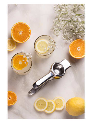 VINERS Zitronenpresse "Viners" in Silber - (B)21 x (H)7 x (T)3,5 cm