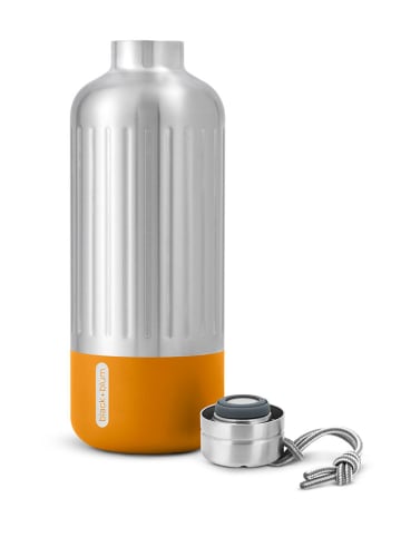 Black+Blum Isoleerfles "Explorer" zilverkleurig/oranje - 850 ml