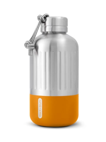 Black+Blum Isoleerfles "Explorer" zilverkleurig/oranje - 650 ml