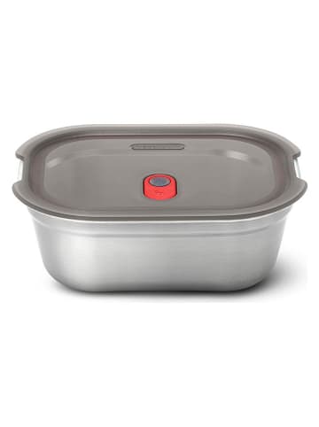 Black+Blum Multifunctionele box zilverkleurig/rood - (B)19 x (H)14,3 x (D)7,3 cm