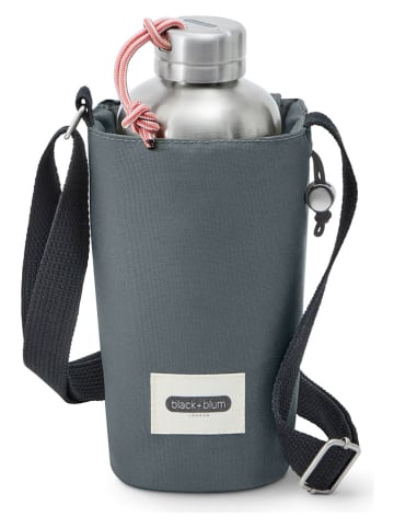 Black+Blum Isolier-Flaschentasche in Grau - (B)11.5 x (H)19 x (T)10 cm