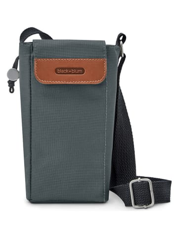 Black+Blum Isolier-Flaschentasche in Grau - (B)11.5 x (H)19 x (T)10 cm