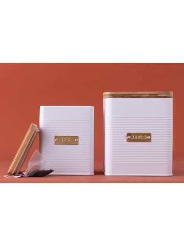 Typhoon Voorraadcontainer "Tee" wit - (B)11,5 x (H)15,7 x (D)11,5 cm