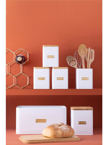 Typhoon Utensilienbehälter in Weiß - (B)11,5 x (H)14,5 x (T)11,5 cm