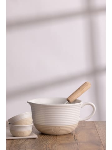 Mason Cash Deegkom wit/beige - (H)12 cm