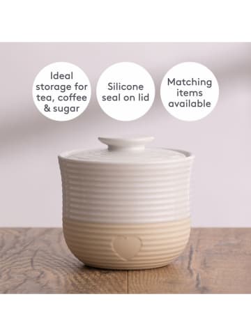 Mason Cash Voorraadpot wit/beige - (B)12,7 x (H)12 cm