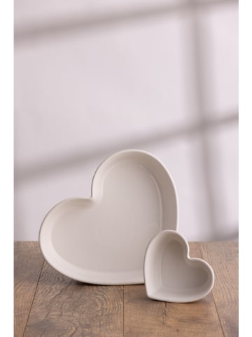 Mason Cash Overschotel wit/beige - (B)12 x (H)6,5 x (D)14 cm