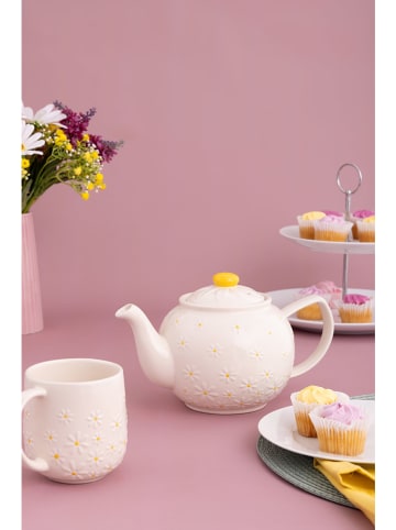 Price&Kensington Theepot "Daisy" wit - 1,1 l