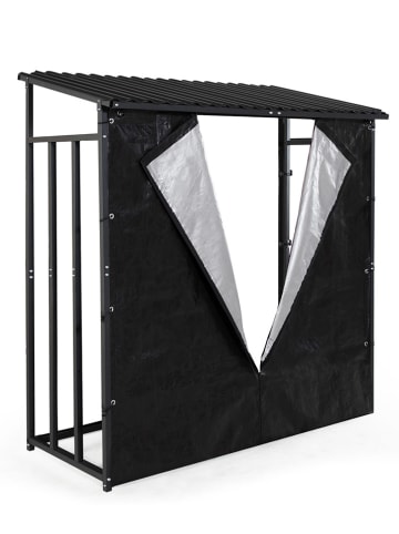 Inkazen Holzständer in Schwarz - (B)185 x (H)185 x (T)90 cm