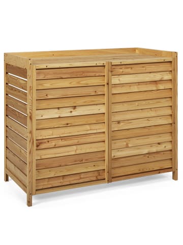 Inkazen Klimaanlagen-Abdeckung in Hellbraun - (B)95 x (H)80 x (T)50 cm