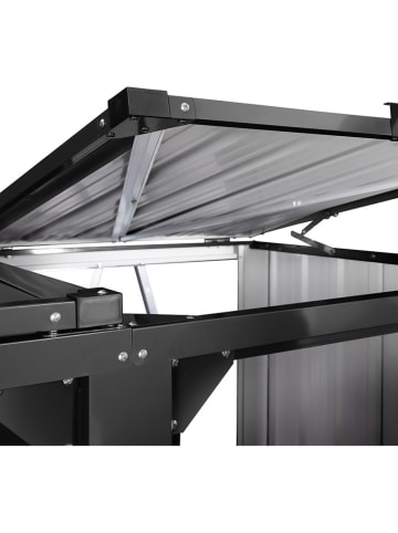 Inkazen Śmietnik w kolorze czarnym - 147 x 120 x 80 cm