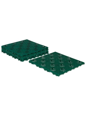 Inkazen Gartenfliesen in Grün - (L)29,5 x (B)29,5 x (H)1,5 cm