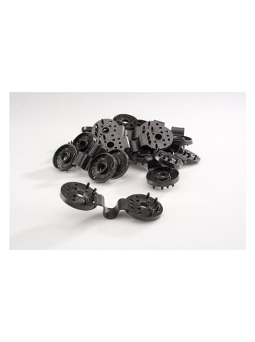 Inkazen 20-delige set: clips voor privacyscherm grijs - Ø 4 cm