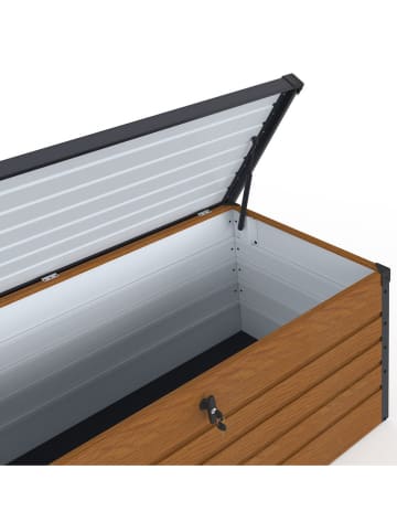 Inkazen Skrzynia w kolorze jasnobrązowo-antracytowym - 165 x 63 x 70 cm