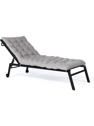 Inkazen Tuinkussen grijs - (B)180 x (H)8 x (D)52 cm