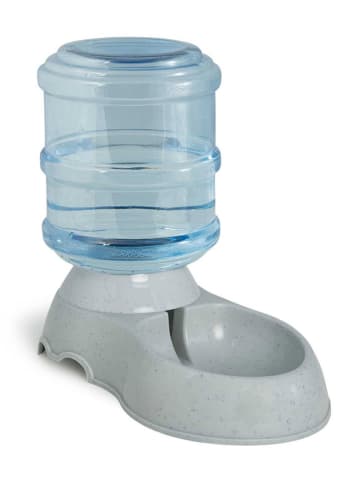 Inkazen 2-delige set: drink- & voerdispenser lichtgrijs