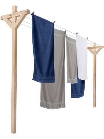 Inkazen Wäscheständer in Natur - (B)340 x (H)205 x (T)60 cm