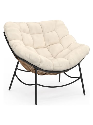 Inkazen Tuinfauteuil crème - (B)85 x (H)74,5 x (D)90 cm