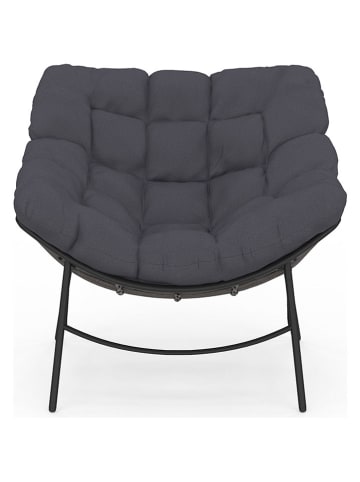 Inkazen Fotel ogrodowy w kolorze szarym - 85 x 74,5 x 90 cm